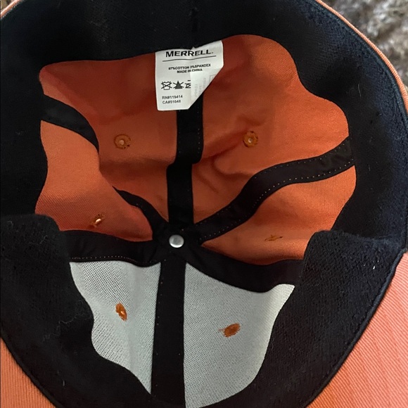 Merrell Orange Baseball Cap - Picture 7 of 8